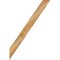 Ekena Millwork 4"W x 26"D x 38"H Traditional Rough Sawn Knee Brace, Western Red Cedar BRC04X26X38TRA00RWR - alternate 4